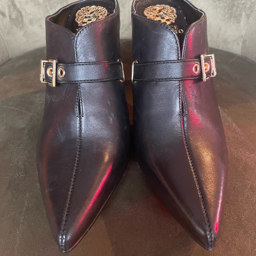 Vince Camuto black mules